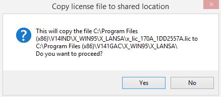 Copy license file to shared location