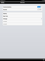 Easily switch between servers and user profiles