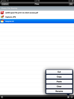 iTunes file sharing